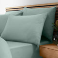 So Soft Non Iron Green Fitted Sheet