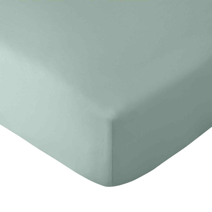 So Soft Non Iron Green Fitted Sheet