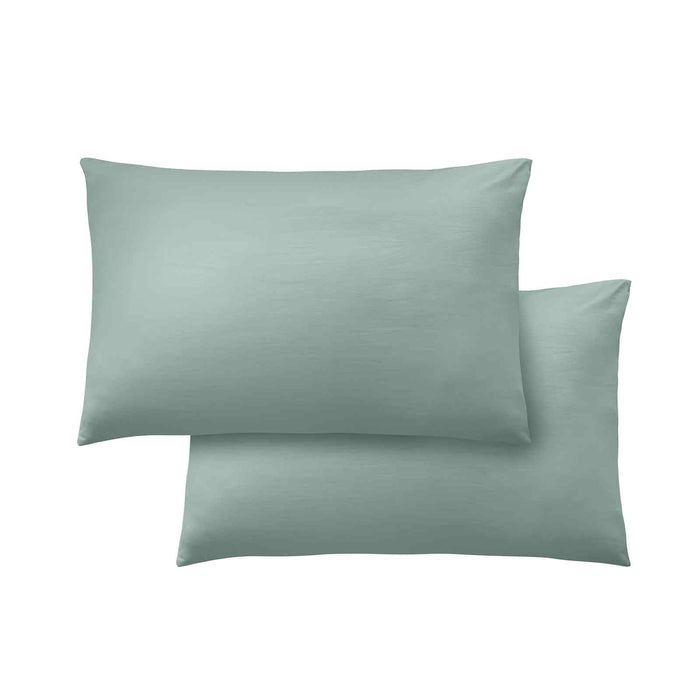 So Soft Non Iron Green Standard Pillow case Pack of 4 with envelope closure