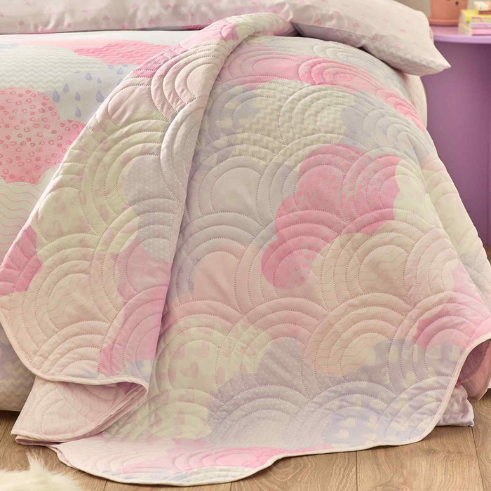 Soft as a Cloud Pink Bedspread