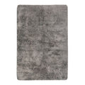 Soft Washable Cosy Grey Plain Rug