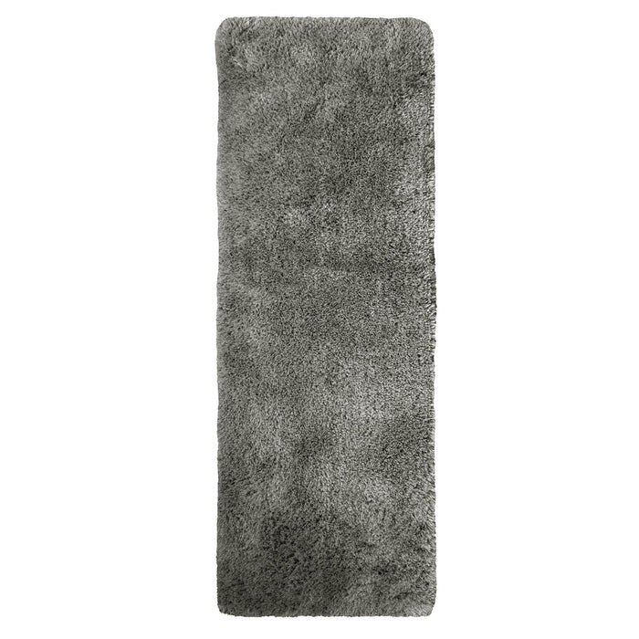 Soft Washable Cosy Grey Plain Rug