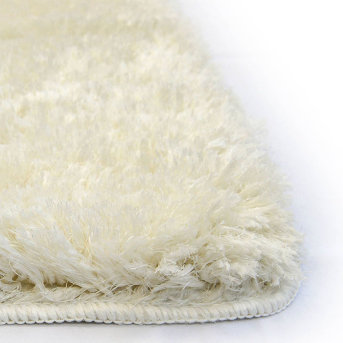 Soft Washable Cosy Ivory Plain Rug