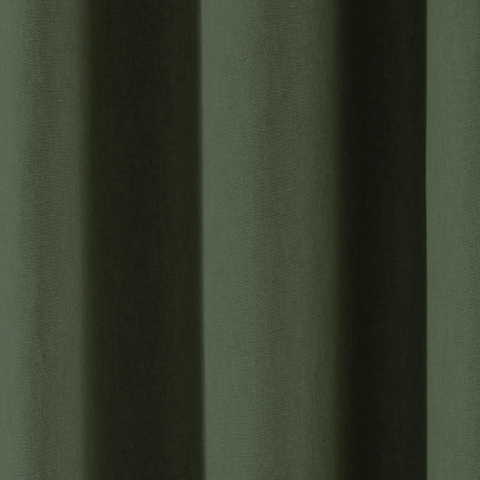 Sorbonne Bottle Green Eyelet Curtains