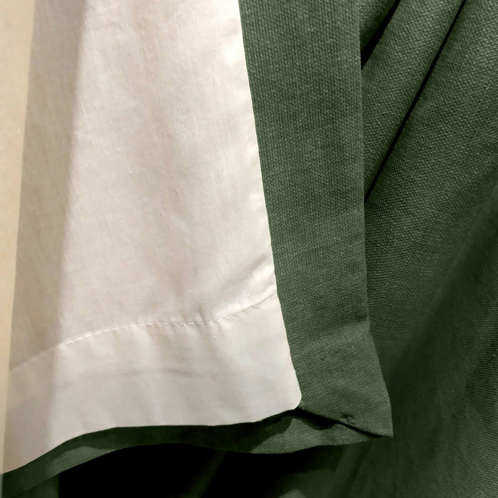 Sorbonne Bottle Green Eyelet Curtains