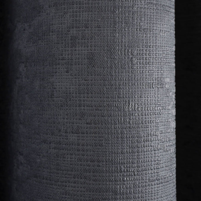 Strata Charcoal Eyelet Curtains