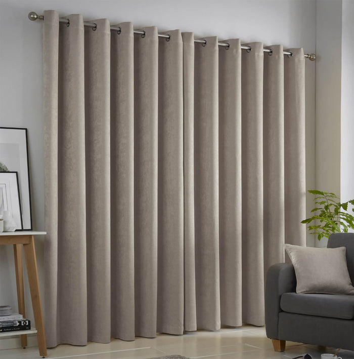 Strata Natural Eyelet Curtains