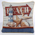 Tapestry Beach Theme Cushion Cover