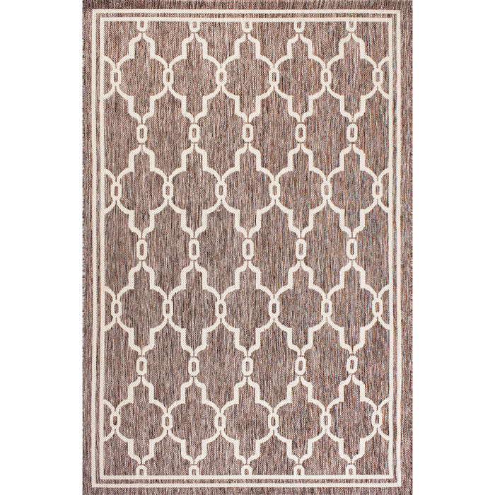 Rug Style Terrace Spanish Tile Taupe Natural Rug
