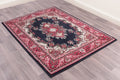 Traditional Poly Lancashire Navy Rugs