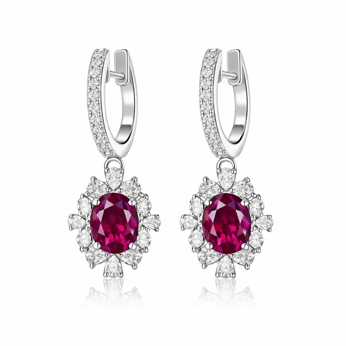 Tu Tu Tango Earrings in Ruby