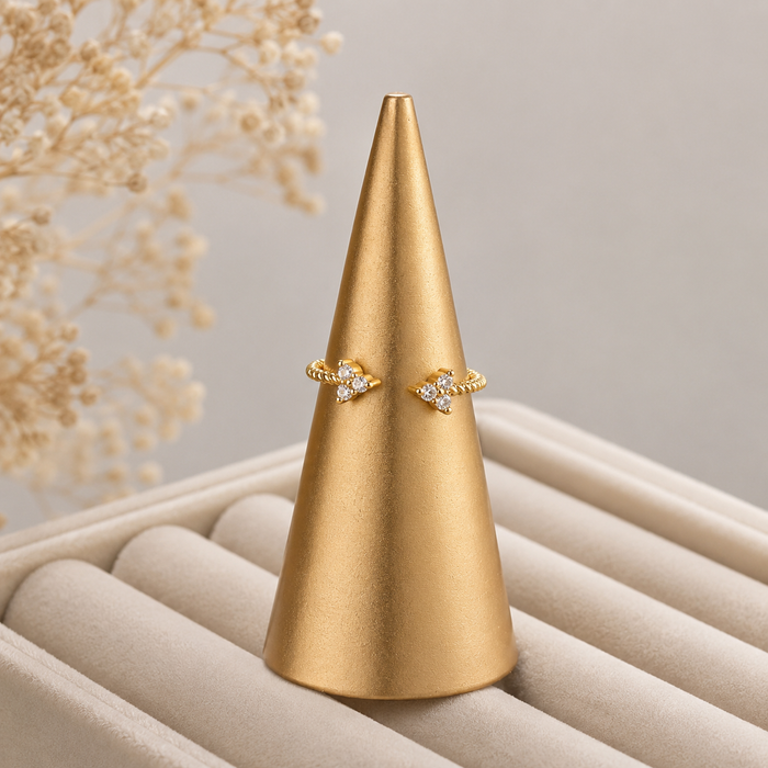 Twisted Cuff Ring by AZ Essentials