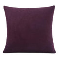 Velvet Chenille Aubergine Cushion Cover