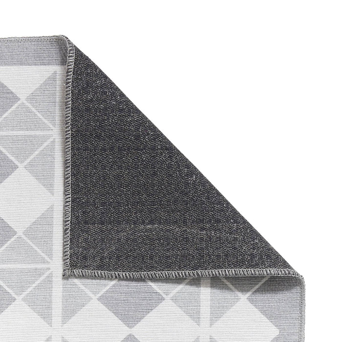 Victoria H1184 Grey/Light Grey Washable Rug