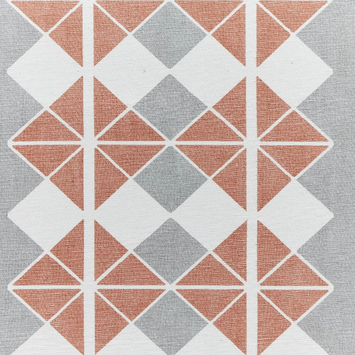 Victoria H1184 Grey/Orange Washable Rug