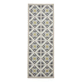 Victoria H1187 Grey/Yellow Washable Rug