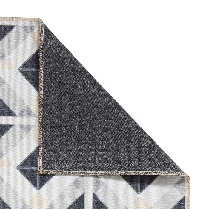 Victoria H1190 Grey/Beige Washable Rug