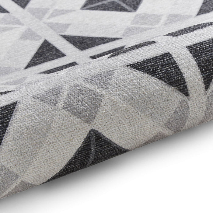 Victoria H1190 Grey/Light Grey Washable Rug