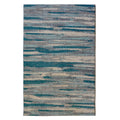 Villa Watercolour Stripe Duck Egg Rug