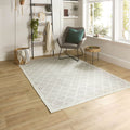 Washable Chateau Neutral Modern Rugs