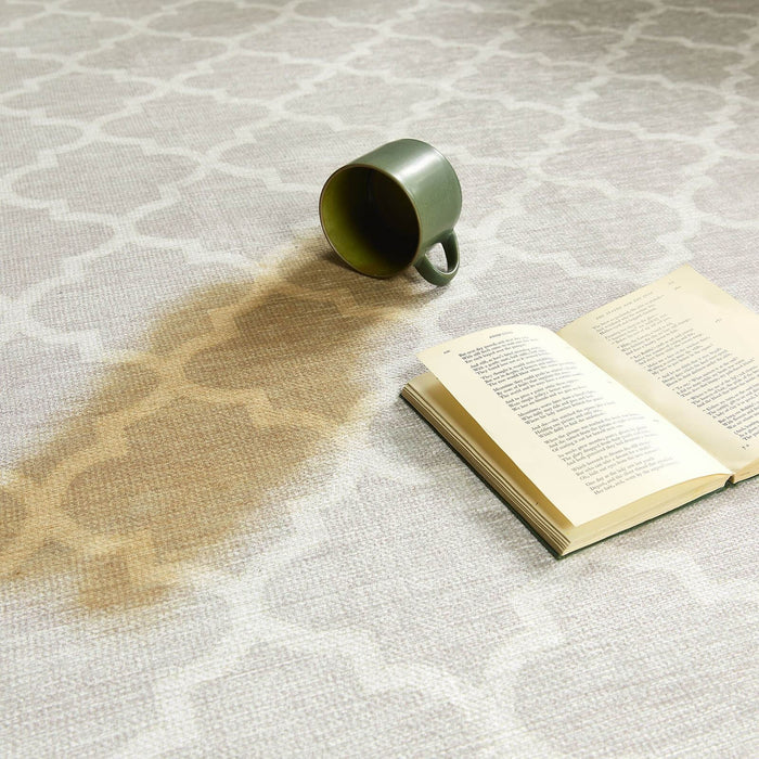 Washable Chateau Neutral Modern Rugs