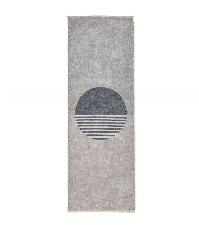 Whisper H1067 Beige/Green Modern Washable Rug